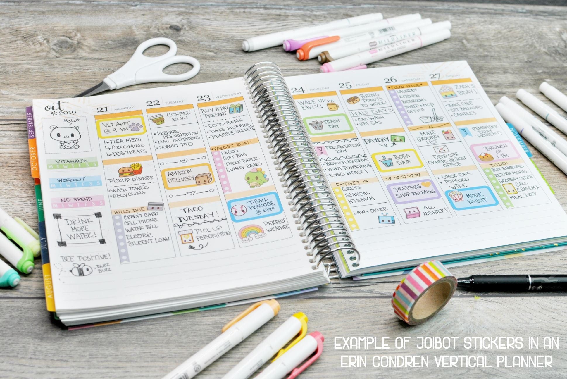 DOODLE CLUB - Kawaii Planner Stickers - Doodle Club Stickers - Journal Stickers - Cute Stickers - Decorative Stickers - Z0001