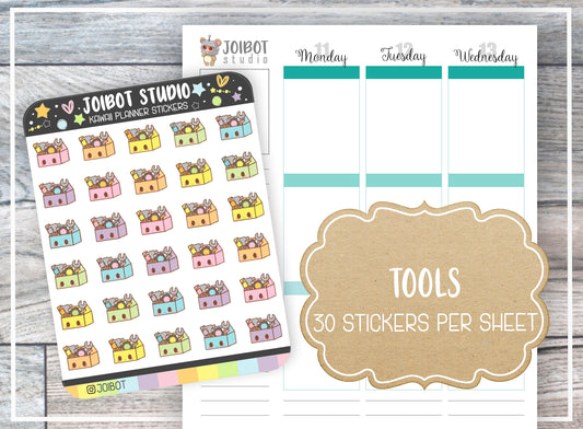 TOOLS - Kawaii Planner Stickers - Home Stickers - Journal Stickers - Cute Stickers - Decorative Stickers - K0179